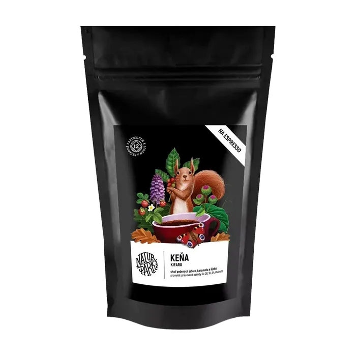 Naturpark12 Zrnková káva na espresso Keňa Kifaru 250 g